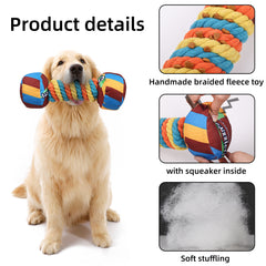 Chewzlors Dog Chew Toy: Candy-Shape, Durable Polyester, Suitable for All Breeds and Sizes